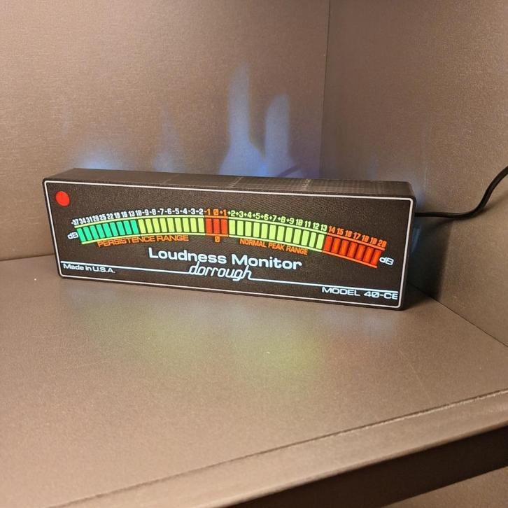 Dorrough loudness monitor mancave bar studio led lamp, Huis en Inrichting, Barren, Nieuw, Ophalen of Verzenden