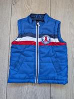 Blauw met rood en witte streep bodywarmer - Frendz maat 86, Gebruikt, Frendz, Ophalen of Verzenden, Jasje