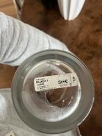 Ikea Bladet Vaas - Glas, Huis en Inrichting, Woonaccessoires | Vazen, Ophalen, Wit, Minder dan 50 cm, Glas