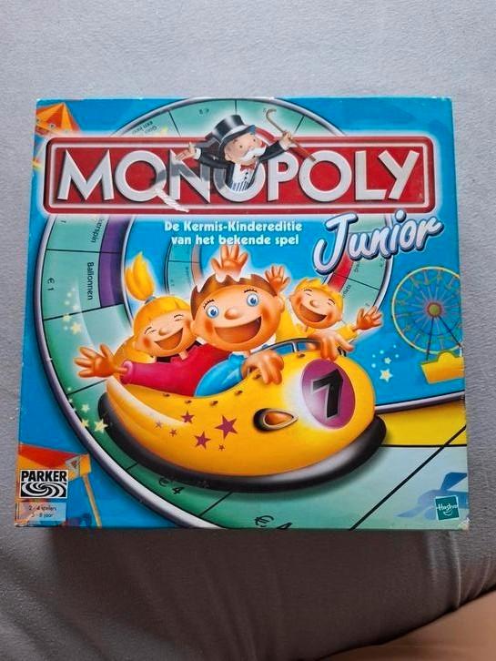 Monopoly junior, Hobby en Vrije tijd, Gezelschapsspellen | Bordspellen, Gebruikt, Ophalen of Verzenden