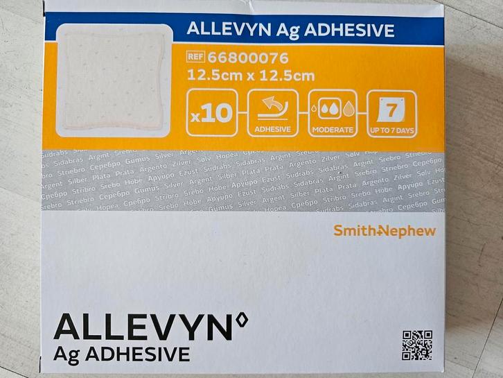 ALLEVYN pleisters 12,5x12,5 cm, Diversen, Verpleegmiddelen, Nieuw, Ophalen of Verzenden
