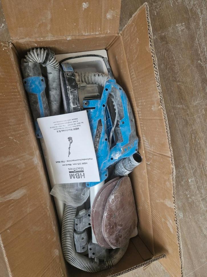HBM Giraffe Stofzuiger Schuurmachine met Lamp, Doe-het-zelf en Verbouw, Gereedschap | Schuurmachines, Gebruikt, Overige typen