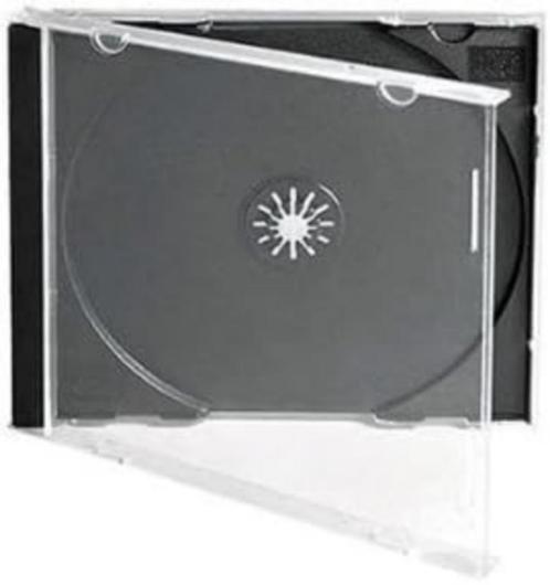 CD Doosjes / DVD hoesjes 100 stuks zwarte achterkant 10mm, Cd's en Dvd's, Dvd's | Klassiekers, Nieuw in verpakking, Ophalen of Verzenden