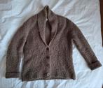 Taupe wollen vest Julien le Roy M/L, Kleding | Dames, Julien le Roy, Ophalen of Verzenden, Zo goed als nieuw, Maat 38/40 (M)