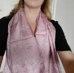 Nieuwe zijden sjaal oudroze 150x60 cm, Ophalen of Verzenden, Nieuw, Maat 46/48 (XL) of groter, Sjaal