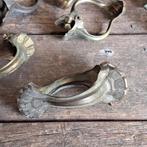 18x Oude Franse koperen gordijnhangers gordijnringen Etage3, Gebruikt, ., Ophalen of Verzenden, .