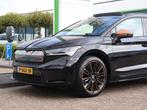 Skoda Enyaq iV 80 Founders Edition Black | Warmtepomp | Pano, Auto's, Skoda, Automaat, Achterwielaandrijving, Zwart, 80 kWh