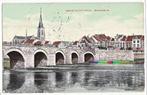 Maastricht Wijk maasbrug 1910 -mooie kunstchromo-kaart -, Gelopen, Limburg, Voor 1920, Verzenden