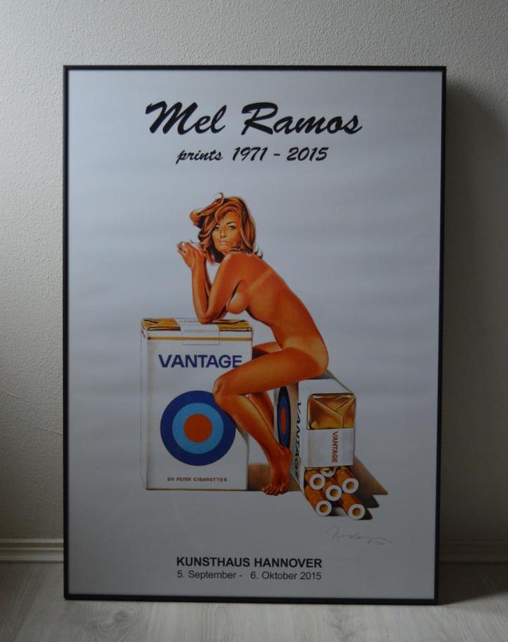 Mel Ramos: Offset - Tobacco Red - 2015, Antiek en Kunst, Kunst | Litho's en Zeefdrukken, Ophalen