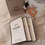 CHANEL N°5 parfum proefjes...4 stuks...nieuw, Sieraden, Tassen en Uiterlijk, Uiterlijk | Parfum, Ophalen of Verzenden, Nieuw