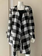 Shein vest zwart wit blok maat 48/50, Zwart, Maat 46/48 (XL) of groter, Ophalen of Verzenden, Zo goed als nieuw