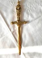 Vintage koperen brievenopener, Antiek en Kunst, Curiosa en Brocante, Ophalen of Verzenden