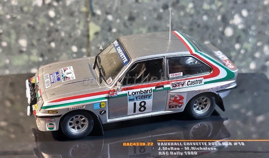 Vauxhall Chevette 2300 HSR #18 grijs 1:43 Ixo V980, Verzenden, Nieuw, Auto, Overige merken