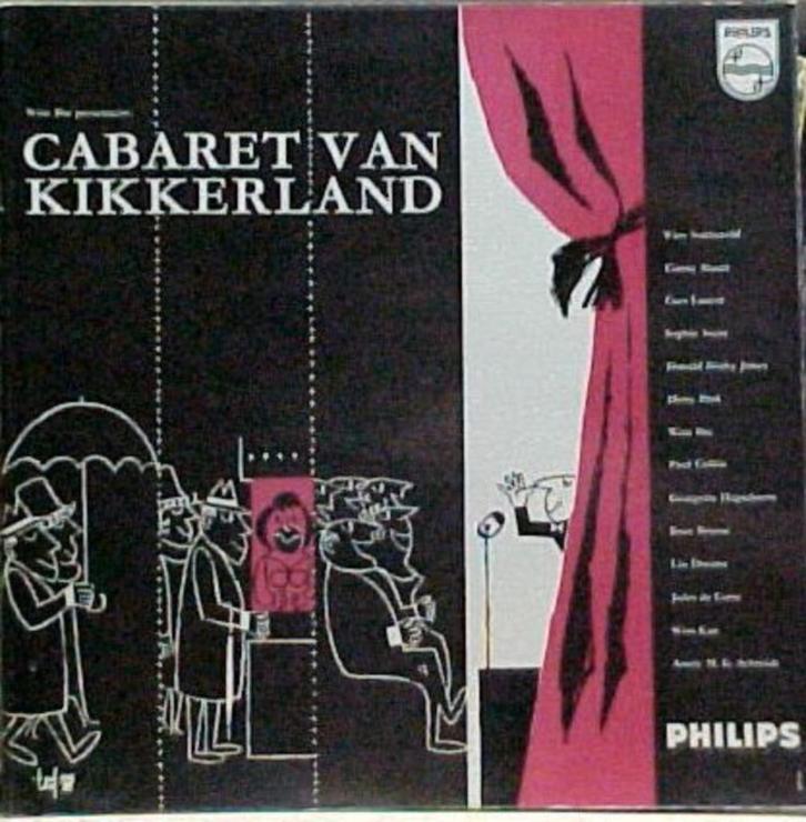Ruil/koop Cabaret Van Kikkerland (LP Philips Minigroove), Cd's en Dvd's, Vinyl | Verzamelalbums, Gebruikt, Nederlandstalig, 12 inch