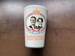 Beker ter herinnering aan huwelijk van Margriet en Pieter, Verzamelen, Koninklijk Huis en Royalty, Ophalen, Nieuw, Nederland, Servies