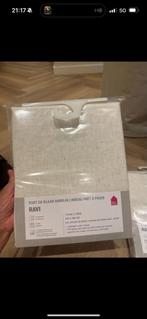 Ravi Leen Bakker Gordijnen - 6 Stuks, Huis en Inrichting, 100 tot 150 cm, 200 cm of meer, Beige, Nieuw