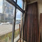 N.O.T.K - 10st - Hardhouten Balken 10x10cm - 350cm, Tuin en Terras, Palen, Balken en Planken, Ophalen, Zo goed als nieuw, 250 cm of meer