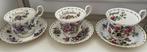 Royal Albert flower of the month 3 kop en schotels, Antiek en Kunst, Ophalen of Verzenden
