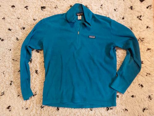Patagonia Fleece Vintage Vest Trui Blauw M Surf Half Zip Blu, Kleding | Heren, Truien en Vesten, Gedragen, Maat 48/50 (M), Blauw
