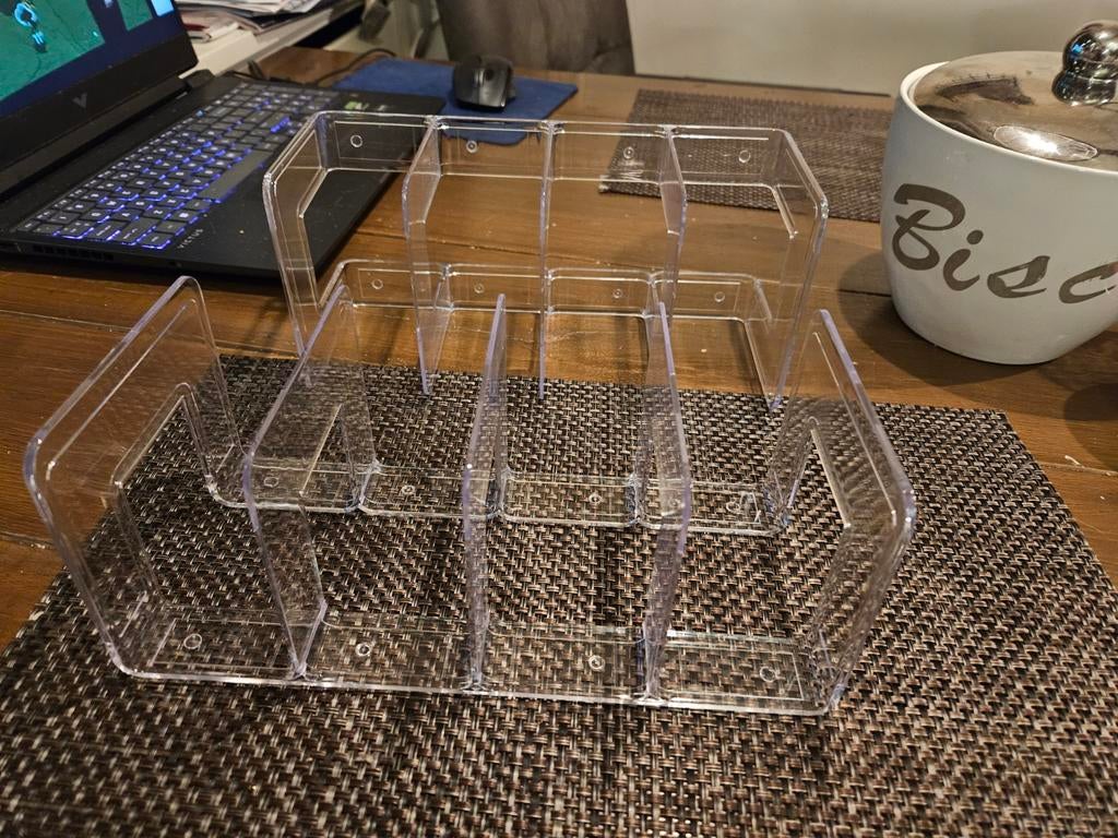 5x Transparante Organizers, Ophalen of Verzenden, Zo goed als nieuw, Gehele gezicht