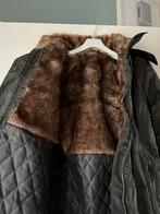 Groene winterjas met bontkraag, maat xl., Ophalen of Verzenden, Zo goed als nieuw, Maat 46/48 (XL) of groter, Groen