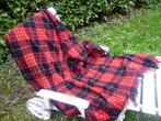 mooie wollen plaid 170 x 145 cm, Ophalen of Verzenden, Zo goed als nieuw