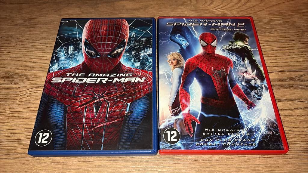 The Amazing Spider-Man 1 en 2. Andrew Gardield, Emma Stone., Vanaf 16 jaar, Ophalen of Verzenden, Zo goed als nieuw