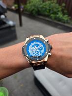 Gold (blue glass) Like Hublot Harloge, Ophalen, Nieuw, Blauw, Jongen of Meisje