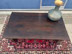 salontafel donker hout koloniaal, Ophalen, 100 tot 150 cm, 50 tot 100 cm, Zo goed als nieuw