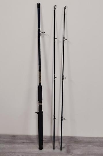 NIEUW Baitcasting Hengel 1,80 Meter 50-100 Gram + 2 Toppen beschikbaar voor biedingen
