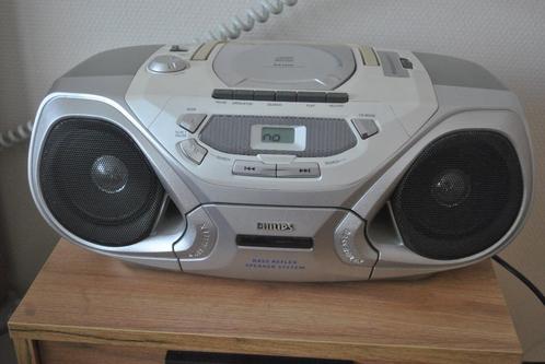 Radio, cassetterecorder, cd speler, Philips A2 1050, Audio, Tv en Foto, Radio's, Gebruikt, Radio, Ophalen of Verzenden
