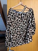 Leuke aparte shein top panterprint xxl, Kleding | Dames, Blouses en Tunieken, Bruin, Maat 46/48 (XL) of groter, Ophalen of Verzenden