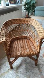 Kinderstoel rotan, Kinderen en Baby's, Kinderkamer | Tafels en Stoelen, Ophalen, Gebruikt, Stoel(en)