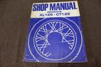 Honda XL125 CT125 1976 motorcycle shop manual  handboek, Ophalen of Verzenden, Honda