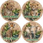 CD672 ouwel safari jungle dieren 20x4,7cm eetbare cupcake tp, Hobby en Vrije tijd, Taarten en Cupcakes maken, Nieuw, Versiering