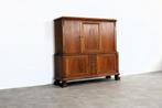 vintage wandkast | highboard | jaren 50 | Zweden, Teakhout, Gebruikt, Timbeije@hotmail.com, Ophalen of Verzenden