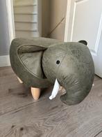 Leuke olifant poef, Huis en Inrichting, Banken | Voetenbanken en Poefen, Ophalen, Minder dan 50 cm, Zo goed als nieuw, Overige vormen