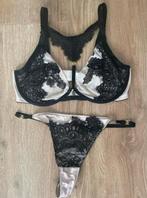 Sexy lingerie setje - BH 80D, Corset M, Ophalen of Verzenden, Zwart, Setje