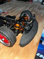 Xray T3 roller met motor, stuur servo, body Mercedes CLK, Hobby en Vrije tijd, Modelbouw | Radiografisch | Auto's, Elektro, Gebruikt