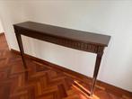 Vintage sidetable van notenhout, Huis en Inrichting, Tafels | Sidetables, Ophalen, Gebruikt, 100 tot 150 cm, Vintage
