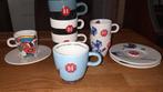 3 krijt koppen D.E  2x schaatsers 1x met scheepjes 1x nikola, Ophalen, Zo goed als nieuw, Overige stijlen, Kop(pen) en/of Schotel(s)