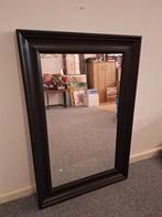 Spiegel met houten lijst - 90x60 cm, Gebruikt, Ophalen of Verzenden, Minder dan 100 cm, Rechthoekig