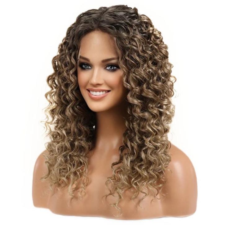 Swiss lace front pruik lang haar met spiraalkrullen Aurora, Sieraden, Tassen en Uiterlijk, Uiterlijk | Haarverzorging, Nieuw, Pruik of Haarverlenging