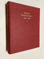 Belgica Typographica 1541-1600 -VoI: Bibl Regia Bruxellensis, Antiek en Kunst, Ophalen of Verzenden
