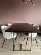Dutchbone class eettafel, Huis en Inrichting, Tafels | Eettafels, Ophalen, Gebruikt, 200 cm of meer, 50 tot 100 cm
