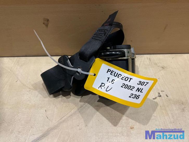 PEUGEOT 307 rechts voor gordel (5 deurs) 2000-2007, Auto-onderdelen, Interieur en Bekleding, Peugeot, Gebruikt, Ophalen of Verzenden