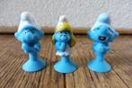 3 Mini smurfen, Verzamelen, Smurfen, Ophalen of Verzenden, Gebruikt, Verschillende Smurfen, Poppetje, Figuurtje of Knuffel