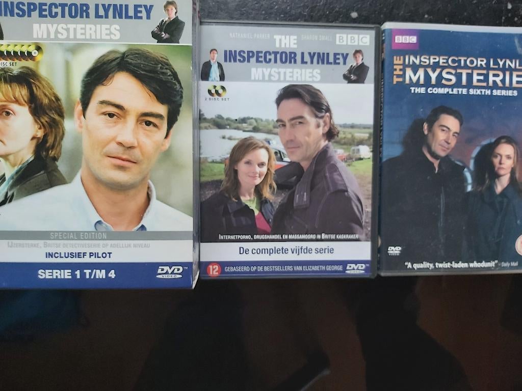 inspector lynley 1 t/m. 5  6 zonder ned.ond., Boxset, Ophalen of Verzenden, Zo goed als nieuw, Drama