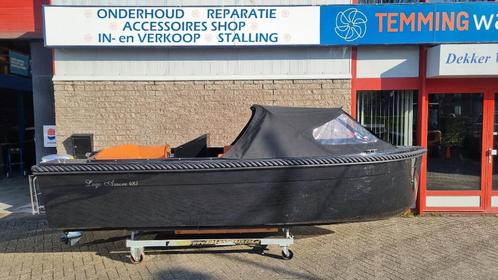 Superdeal: Lago Amore 485, motor, bimini, zeer veel opties!, Watersport en Boten, Sloepen, Nieuw, 10 tot 30 pk, 3 tot 6 meter