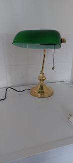 Oude notarislamp bureau lamp, Huis en Inrichting, Glas, Gebruikt, Ophalen of Verzenden